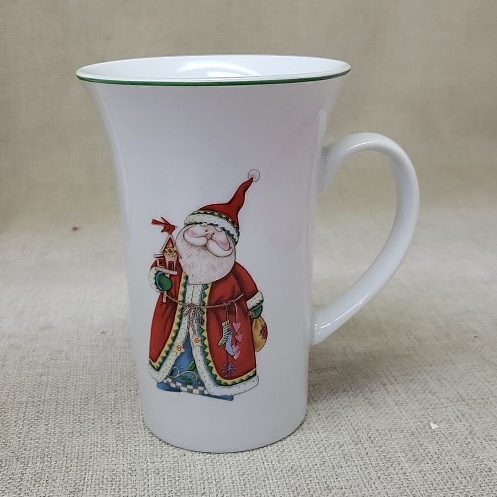3 Living Quarters Santa Mugs 5"Tall 3.5" Wide with original box - Picture 6 of 9